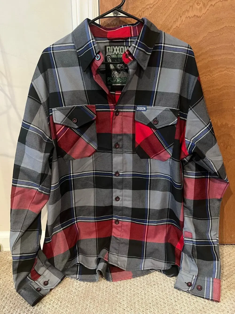 Dixxon Plaid Flannel Button Down Shirt